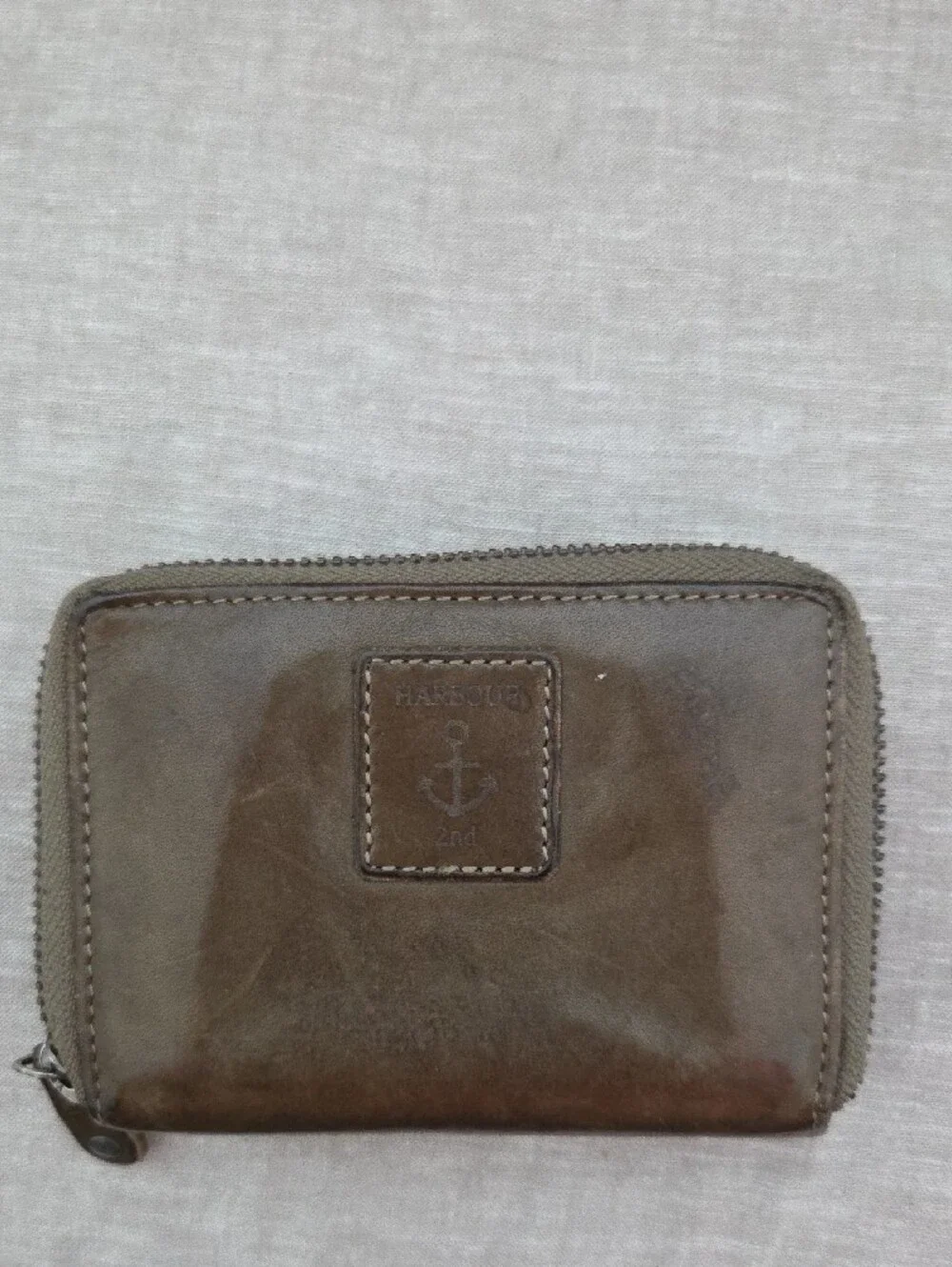 Olive Green Leather Wallet